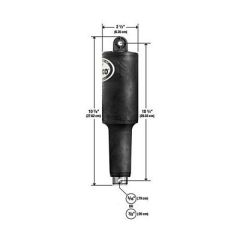 Lenco 101xds Short Extreme Duty Actuator 12v 214 Stroke W38 Hardware-small image