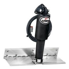 Lenco 4 X 12 Limited Space Trim Tab Kit WO Switch Kit 12v ElectroPolished Short Actuator-small image