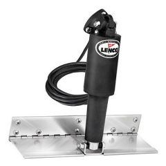 Lenco 4 X 12 Limited Space Trim Tab Kit WO Switch Kit 12v ElectroPolished Standard Actuator-small image