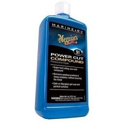 MeguiarS 91 MarineRv Pro Grade Power Cut Compound 32oz-small image