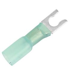 Pacer 1614 Awg Heat Shrink Spade Terminal 8 Stud Size 25 Pack-small image