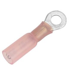 Pacer 2218 Awg Heat Shrink Ring Terminal 10 Stud Size 100 Pack-small image