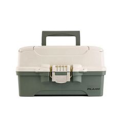 Plano TwoTray Tackle Box GreenTan-small image