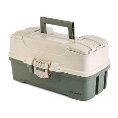 Plano ThreeTray Tackle Box GreenTan-small image