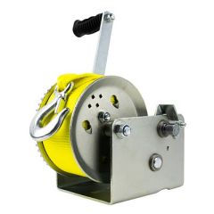 Powerwinch Utility Series Winch 3,200lb, 2 Speed, 11 Crank Arm Zinc-small image