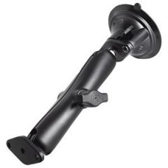 Ram Mount Twist Lock Suction Cup Mount WLong Double Socket Arm-small image