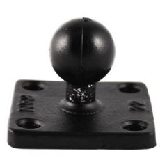 RAM Mount 2" x 2" Rectangle Base w/1" Ball - Mobile Mounting Solutions-small image