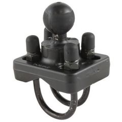 Ram Mount Double UBolt Base W1 Ball FRails From 075 To 125 Diameter-small image