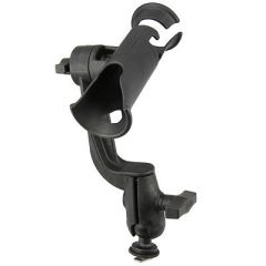 Ram Mount Ram Tube Jr Fishing Rod Holder With RamRod Revolution RatchetSocket System And Track Ball Base-small image