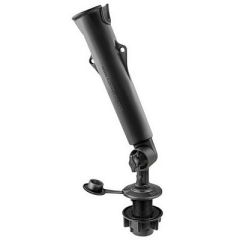 Ram ToughTube Fishing Rod Holder W3 Length Spline Post Round Flush Mounting Base-small image