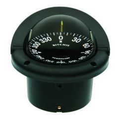 Ritchie Hf742 Helmsman Compass Flush Mount Black-small image