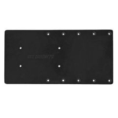 Sea Brackets 16 Straight Trolling Motor Plate FGarmin Kraken Black-small image