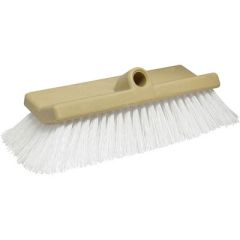 Star Brite 10 BiLevel Boat Cleaning Brush Stiff Bristle White Scrubber-small image