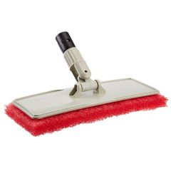 Star Brite Large Scrub Pad WFlexible Head Scrubber Medium Texture Red-small image