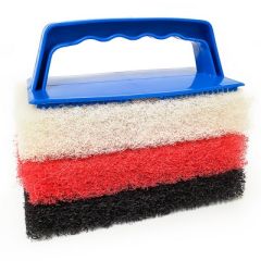 Star Brite Large MultiTexture Scrub Pad Kit WInterchangeable Handle-small image