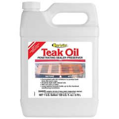 Star Brite Teak Oil Long Lasting, Penetrating, Sealer, Preserver WUv Inhibitors 1 Gallon-small image