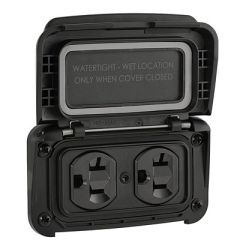 Scanstrut Ventura Series Dual Ac Outlet 125v 20a-small image