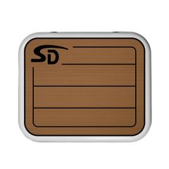 Seadek Yeti Roadie 24 Teak Cooler Pad 6mm MochaBlack-small image