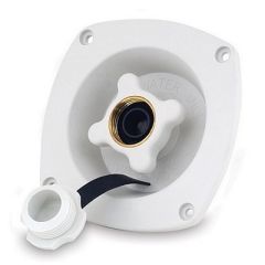 Shurflo By Pentair Pressure Reducing City Water Entry Wall Mount Gel White-small image