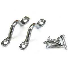 Tigress Stainless Steel Pad Eyes WStainless Steel Screws-small image