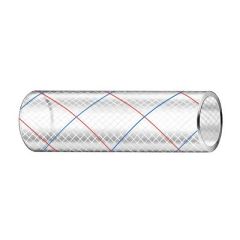 Trident Marine X 50 Clear Reinforced Pvc Hose Tubing Red Blue Tracer-small image