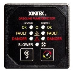 Xintex Gasoline Fume Detector Blower Control W2 Plastic Sensors Black Bezel Display-small image