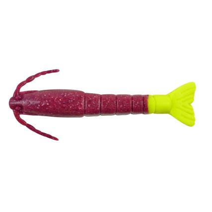 Berkley Gulp! Saltwater Shrimp - 3 - Cajun Purple/Chartreuse