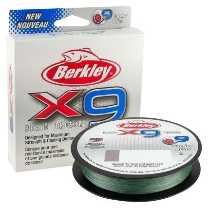 Berkley X9 Braid Low-Vis Green - 50lb - 328 Yds - X9b33050-22