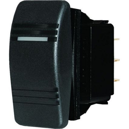 【COLONISTA】OMAN10　Slate（スレイト）　プレート付 Blue Sea Systems Contura III Water Resitant Rocker Switch