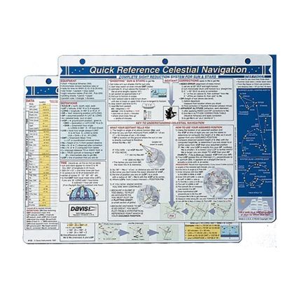 Davis Instruments Celestial Navigation Quick Reference Card