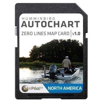 Humminbird Autochart Zero Lines Map Card - Mapping & Cartography