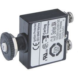 Blue Sea Push Button Reset Only Screw Terminal Circuit Breaker