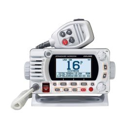【新スプ・VHF簡易】STANDARD GX5560VCAT132 2台セット Standard Horizon Gx1800g Fixed Mount Vhf W/Gps - White