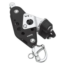fiddle becket shackle 54mm sheave vioolblok snapsluiting belship