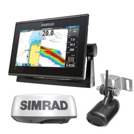 ⭐️mhrs⭐️ Simrad Go9 Xse Combo W/Transom Mount Transducer 83/200 Khz