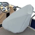 Carver PolyFlex Ii CaptainS Chair Cover Fits Up To 32PrimeH X 26PrimeW X 25PrimeD Grey-small image
