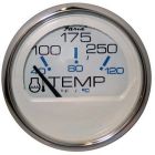 Faria Chesapeake White Ss 2 Water Temperature Gauge 100250 Degreef-small image