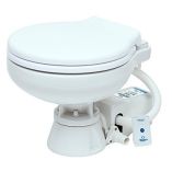 Albin Pump Marine Toilet Standard Electric Evo Compact Low 12v-small image