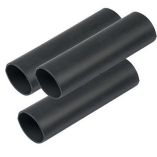 Ancor Heavy Wall Heat Shrink Tubing 34 X 6 3Pack Black-small image