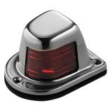 Attwood 1Mile Deck Mount, Red Sidelight 12v Stainless Steel Housing-small image