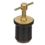 Attwood THandle Brass Drain Plug 1 Diameter-small image