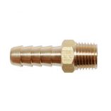 Attwood Universal Brass Fuel Hose Fitting 14 Npt X 516 Barb-small image