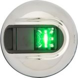 Attwood Lightarmor Vertical Surface Mount Navigation Light Starboard Green Stainless Steel 2nm-small image