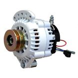 Balmar Alternator 100 Amp 12v 12 Single Foot Spindle Mount Dual Vee Pulley WIsolated Ground-small image
