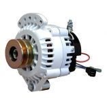 Balmar Alternator 120 Amp 12v 12 Single Foot Spindle Mount Dual Vee Pulley WIsolated Ground-small image