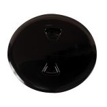Beckson 5" Twist-Out Deck Plate - Black - Boat Hatch-small image