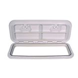 Beckson 10x24 Flush Hatch Horizontal Or Vertical White-small image