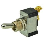 Bep Spst Chrome Plated Toggle Switch OffOn-small image