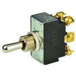 Bep Dpdt Chrome Plated Toggle Switch OnOffOn-small image