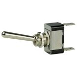 Bep Spst Chrome Plated Long Handle Toggle Switch OnOff-small image